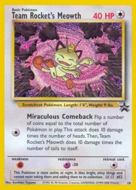 Team Rocket's Meowth (WP 18) 18