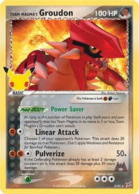 Team Magma's Groudon 9/95