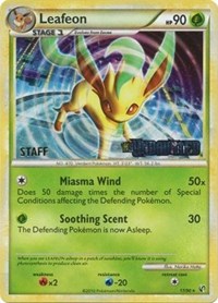 Leafeon - 17/90 (Prerelease) [Staff] 17