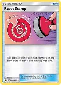 Reset Stamp - 206a/236 206a