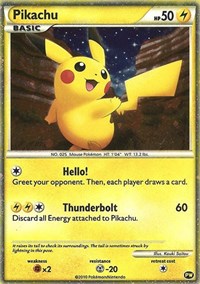 Pikachu (English) PW 1