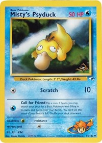 Misty's Psyduck [W Stamped] 054