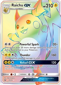 Raichu GX 75