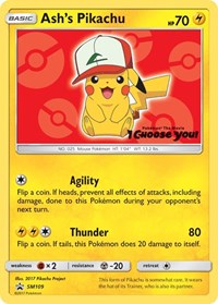 Pikachu de Sacha SM109