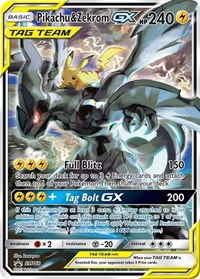 Pikachu et Zekrom GX SM168
