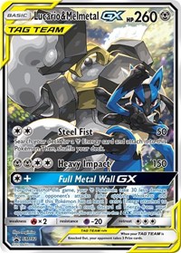 Lucario et Melmetal GX SM192